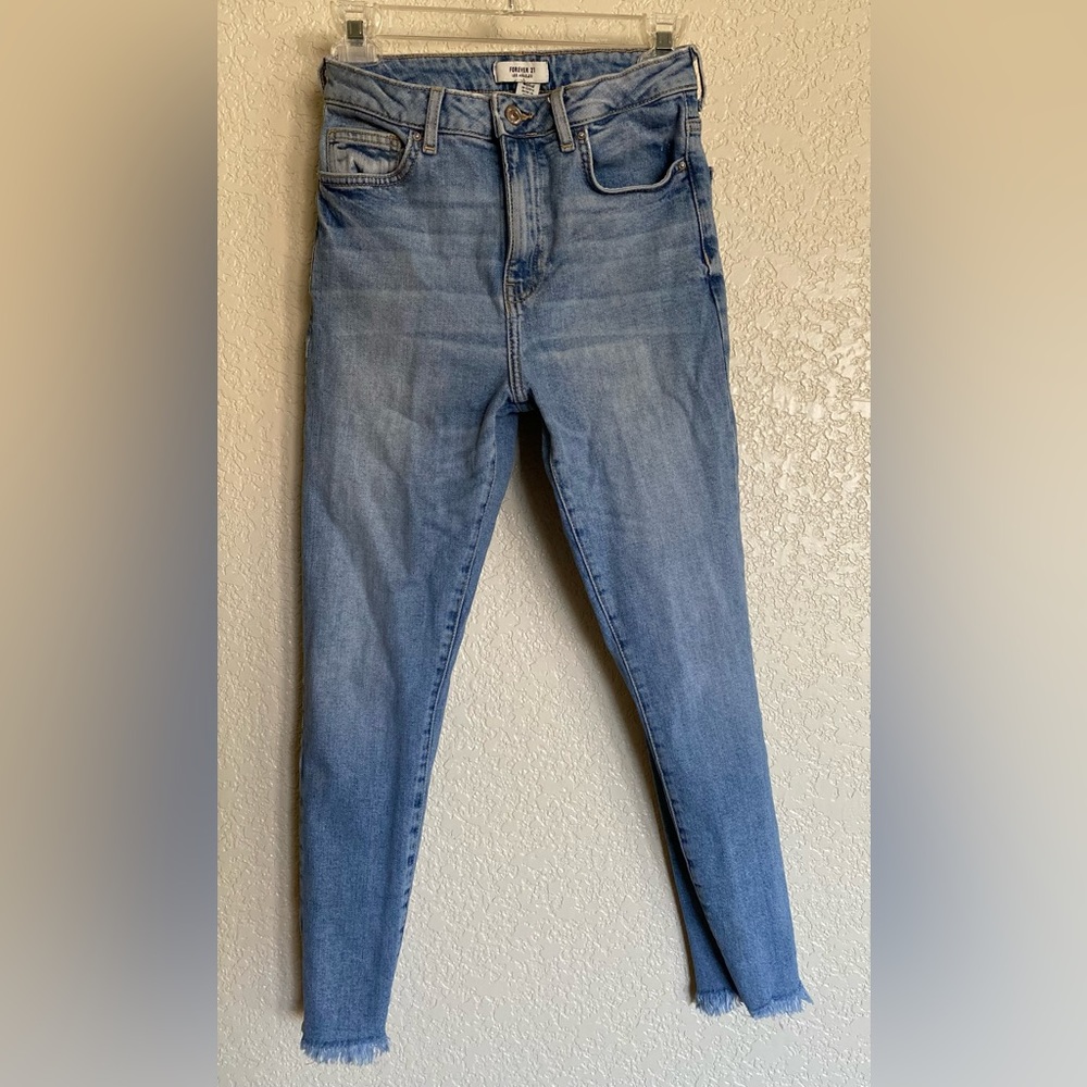 Straight leg jeans